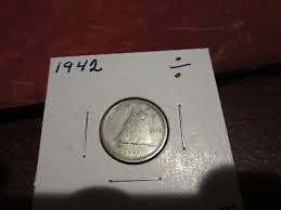 1942 - Canada silver dime - Canadian 10 cent coin | eBay