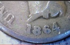 Old Man Duffy's pointed bust 1864 “L” Liberty Native Am Cent ...