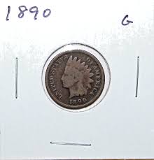 1890 US Indian Head Cent G Good Free Shipping | eBay