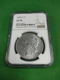1880 O NGC AU58 Morgan Silver Dollar $1 US AU-58 | eBay