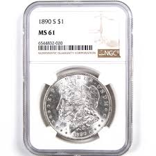 1890 S Morgan Dollar MS 61 NGC 90% Silver Uncirculated SKU:I3098