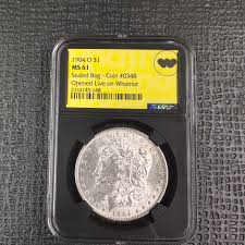 1904-O $1 Morgan Silver Dollar NGC MS61 Whatnot Live Opened ...