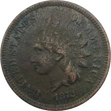 1872 Indian Head Cent. For Sale at Ruby Lane