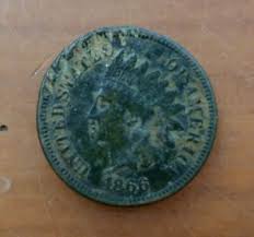 1866 Indian Head Penny, Estimated XF DUG FREE SHIPPING | eBay