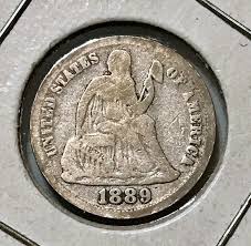 1889 Seated Liberty Silver Dime – VG - Collectible Investors