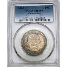 1893 Columbian Exposition Half Dollar PCGS MS66+ | Rare ...