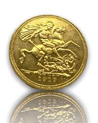 Gold Plated Coin British Full Sovereign Gold Plated King ...