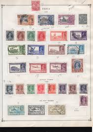 India Postage, BoB, Airmail, Official, Feudatory States ...