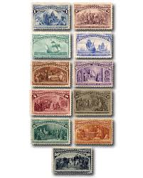 230-40 - 1893 Columbian Exposition, Set of 11 Stamps ...
