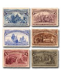 230//37 - 1893 Columbians Exposition, Set of 6 Stamps ...