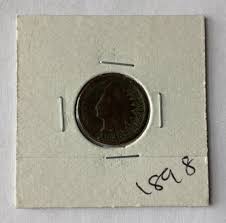 1898 Indian Head Penny (one Cent) Coin - Etsy