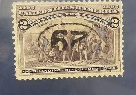1893 2cent Columbus Exposition US Scott 237 Used Stamp | eBay