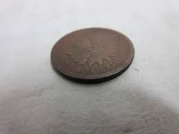 1874 United States Indian Head Cent Penny Vintage US Copper ...