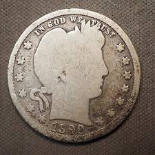 1898 **P** BARBER HEAD SILVER QUARTER DOLLAR ***NICE ...