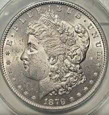 1879-S S$1 Morgan Silver Dollar ANACS MS64 Mint Luster ...