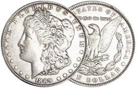 1889-P Morgan Silver Dollar Very Fine | International Coins ...