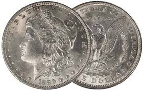 1889-O Morgan Silver Dollar Brilliant Uncirculated ...