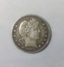 1909 P Barber Quarter Sharp Better Grade Coin Original ...