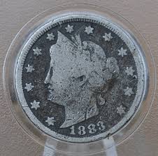 1883 Liberty Head V Nickel - Without Cents - Cull (Lower ...