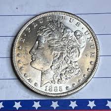 FROSTY~1885 O MORGAN S$1~UNC~MS++++~90% SILVER~US MINT ...