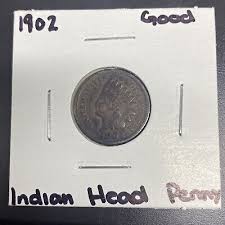 1902 Indian Head Cent Good Condition Penny | eBay