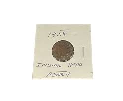 Old Coin USA 1 Cent Indian Head penny 1908 | eBay