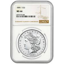 The Superb Uncirculated 19th Century Morgan Silver Dollar