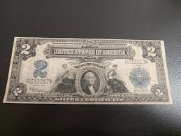 1899 $2 Mini Porthole US Silver Certificate *RARE R Block ...