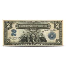 1899 $2 Silver Certificate Notes (Very Fine) - Silver.com™