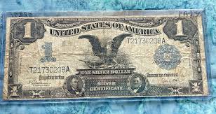 1899 ONE DOLLAR "BLACK EAGLE" SILVER CERTIFICATE NOTE $1 ...