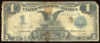 1899 Large Size $1 Silver Certificate Black Eagle | eBay