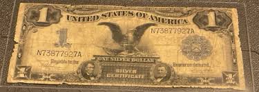 1899 silver certificate (1) dollar bill