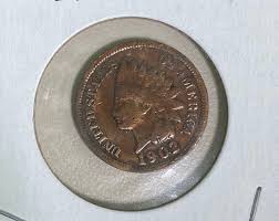 1902 One Cent Indian Head Penny; US Currency; Philadelphia Mint; Rare - Etsy