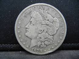 One Pound 1878 Morgan Silver Dollar Proof .999 Silver Copper Paperweight Style Commemorative Coin