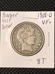 1908-O Barber Half Dollar VF+ Absolutely Stunning!! | eBay
