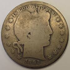 1892 Barber Half Dollar - First Year of Issue American Silver 50 Cent Coin - Etsy Israel
