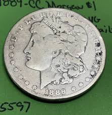 1889 CC Morgan Dollar VG Very Good Details Silver $1 Coin ...