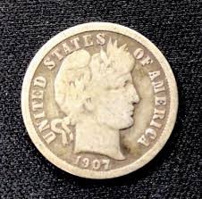 1907 O Barber Dime F! ENN Coins | eBay
