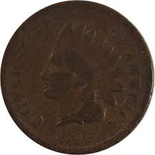 1866 Indian Head Cent G Good Penny 1c Coin SKU:I4949