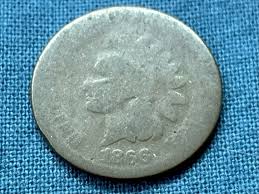 1866 Indian Head Penny in AG-G Condition, Key Date Penny - Etsy