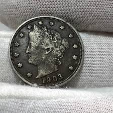1903 Liberty V Nickel. Nice Higher Grade Better Date Old US ...