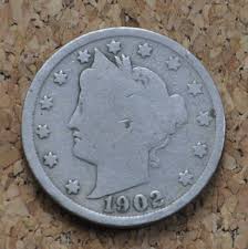 1902 Liberty Head Nickel - V Nickel - G (Good) Grade ...