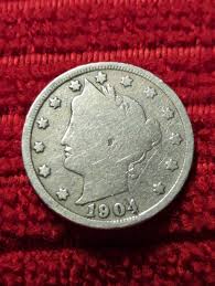 1904 Liberty Head Nickle Error - Etsy