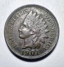 1901 Indian Head Penny 1c Cent - Full Liberty - Actual Coin Photo #01AB | eBay