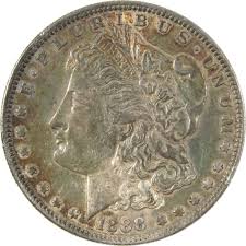 1888 S Morgan Dollar Borderline Uncirculated Silver $1 Coin ...