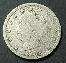 1902 STRIKE THROUGH US MINT ERROR LIBERTY V NICKEL | eBay