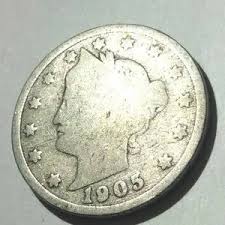 Other | Scarce Double Struck 195 On 1907 Date Two Dates Error 1905 Liberty V Nickel | Poshmark