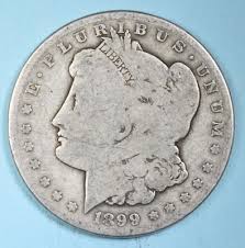 1899 S Morgan Dollar ~ G GOOD ~ 90% Silver $1 US Coin ...