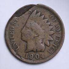 1904 Indian Head Cent Penny OBVERSE ERROR COIN B003 WRM | eBay