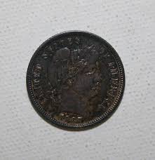 1907 BARBER SILVER DIME L027 | eBay